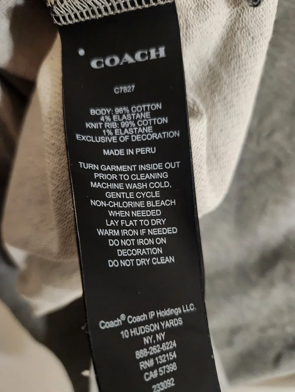 Coach Gray Crewneck Sweater - Casual Pullover